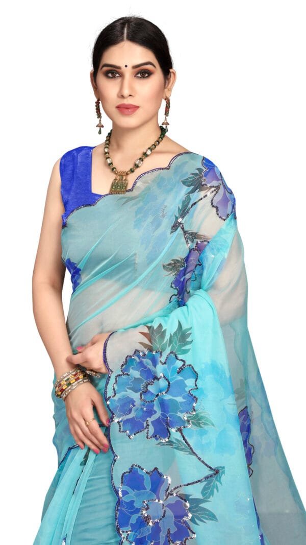 न्यू डिजाइनर साड़ी - Designer Sarees Rs 500 to 1000