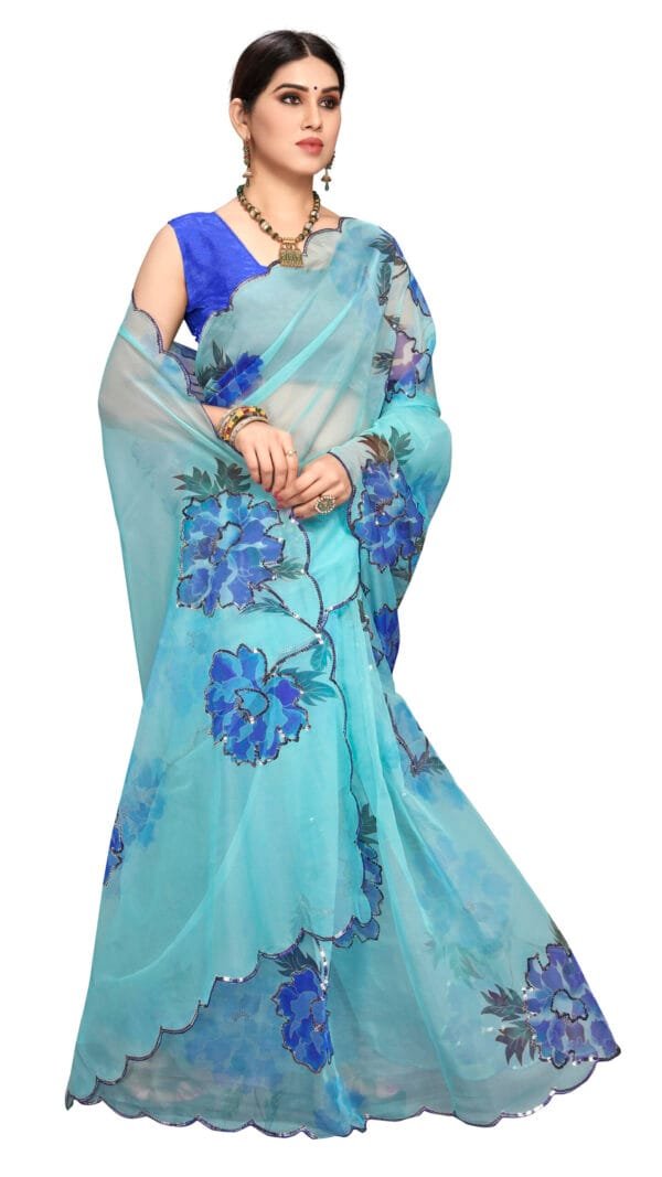 न्यू डिजाइनर साड़ी - Designer Sarees Rs 500 to 1000