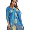 साड़ी Blue Colour Saree - Designer Sarees Rs 500 to 1000