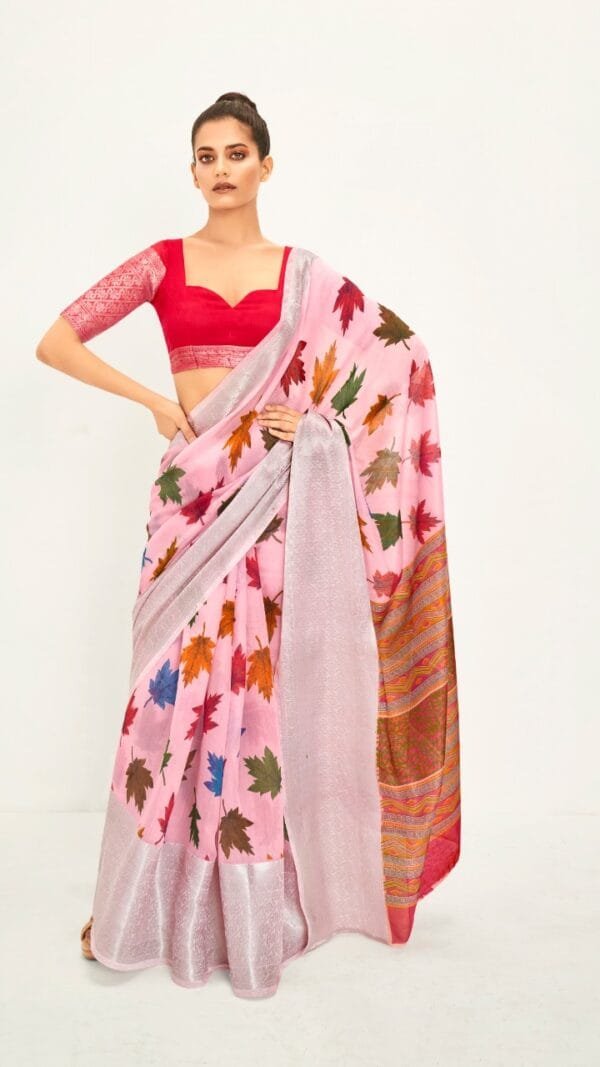 साड़ी - Red Colour Saree Designer Sarees Rs 500 to 1000