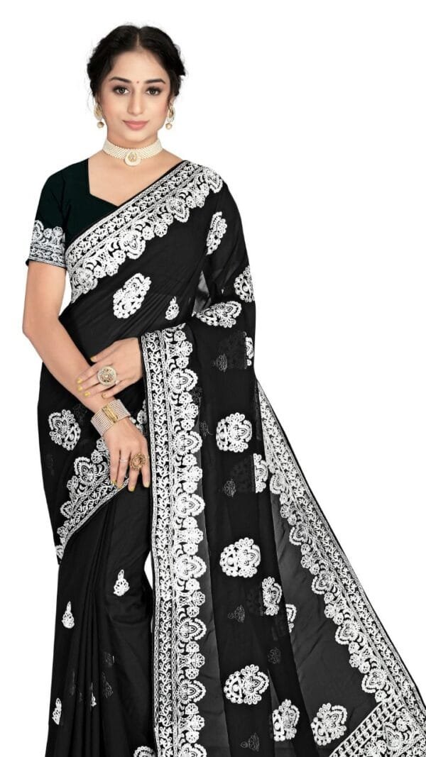 साड़ी की डिजाइन - Designer Sarees Rs 1100 to 1500