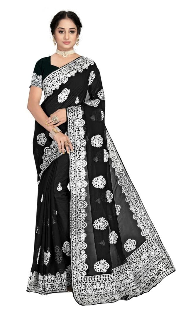 साड़ी की डिजाइन - Designer Sarees Rs 1100 to 1500