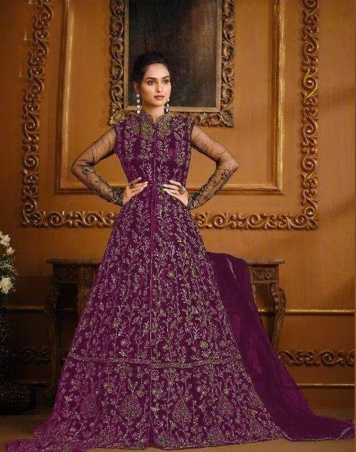 purple and orange mehndi dresses Orange Pink Angrakha n Sharara Purple Dupatta for Mehndi