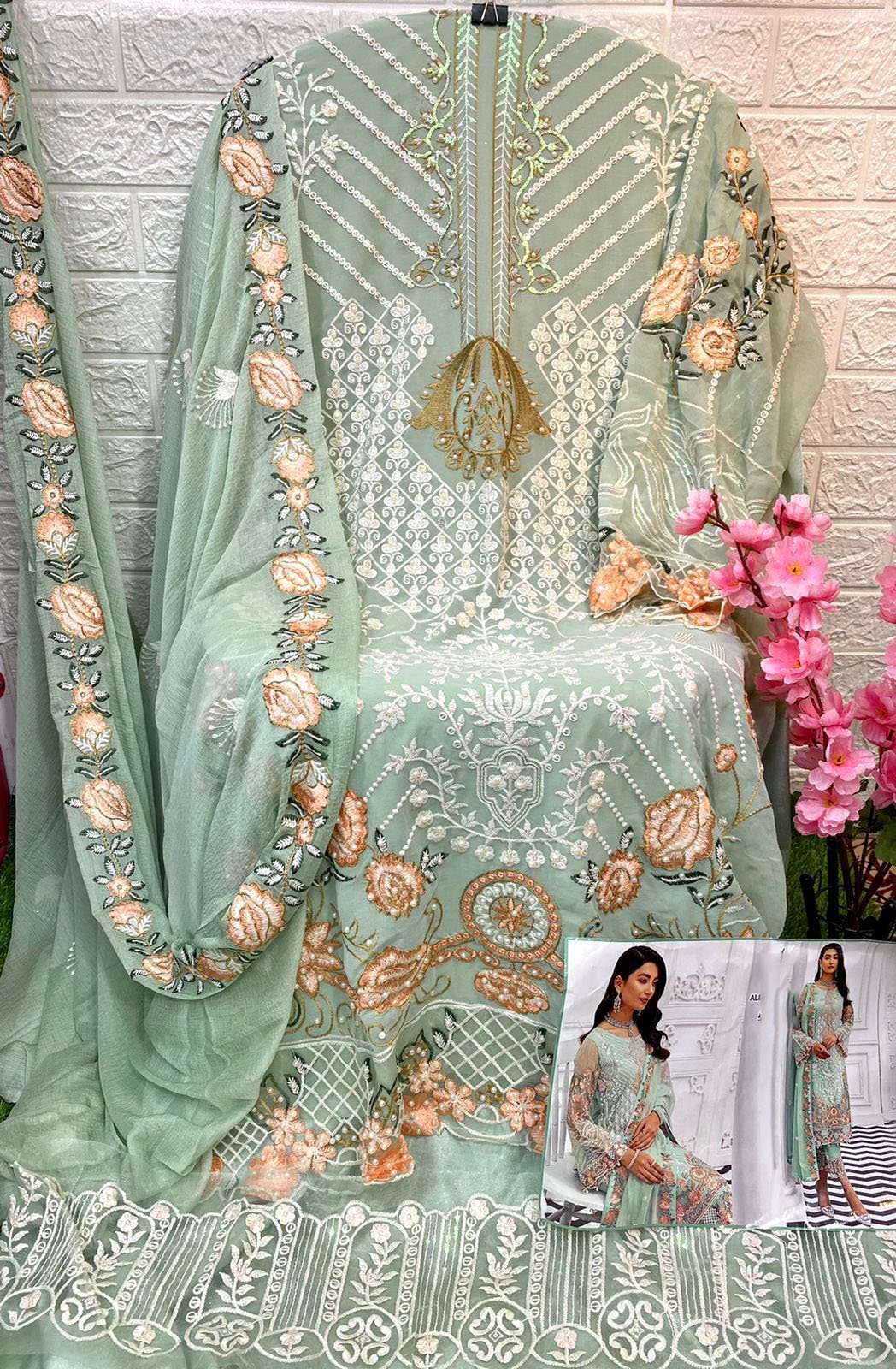 Green Dress for mehndi – Lakshita