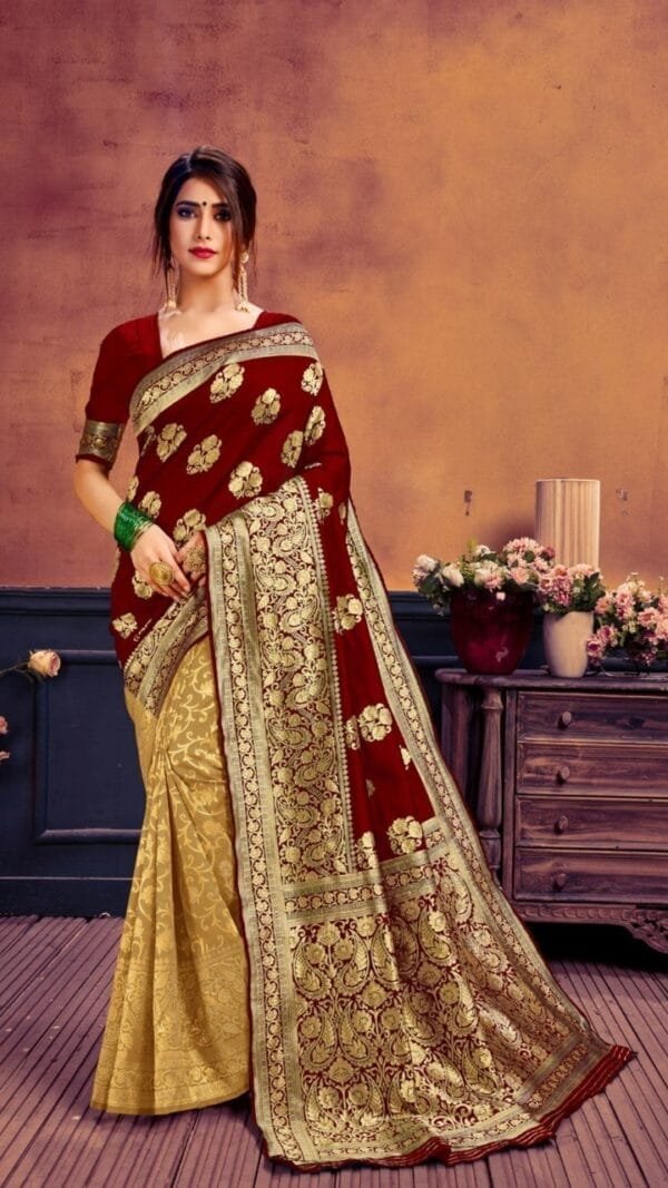 Saree In Online Shopping - Designer Sarees Rs 500 to 1000