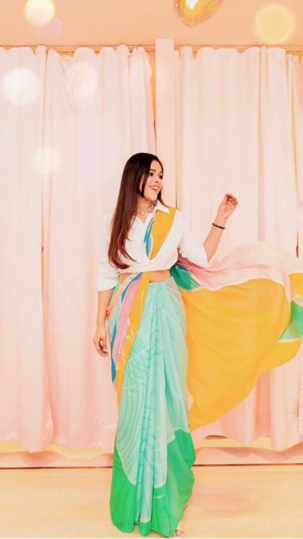 Saree Online Chiffon - Designer Sarees Rs 500 to 1000