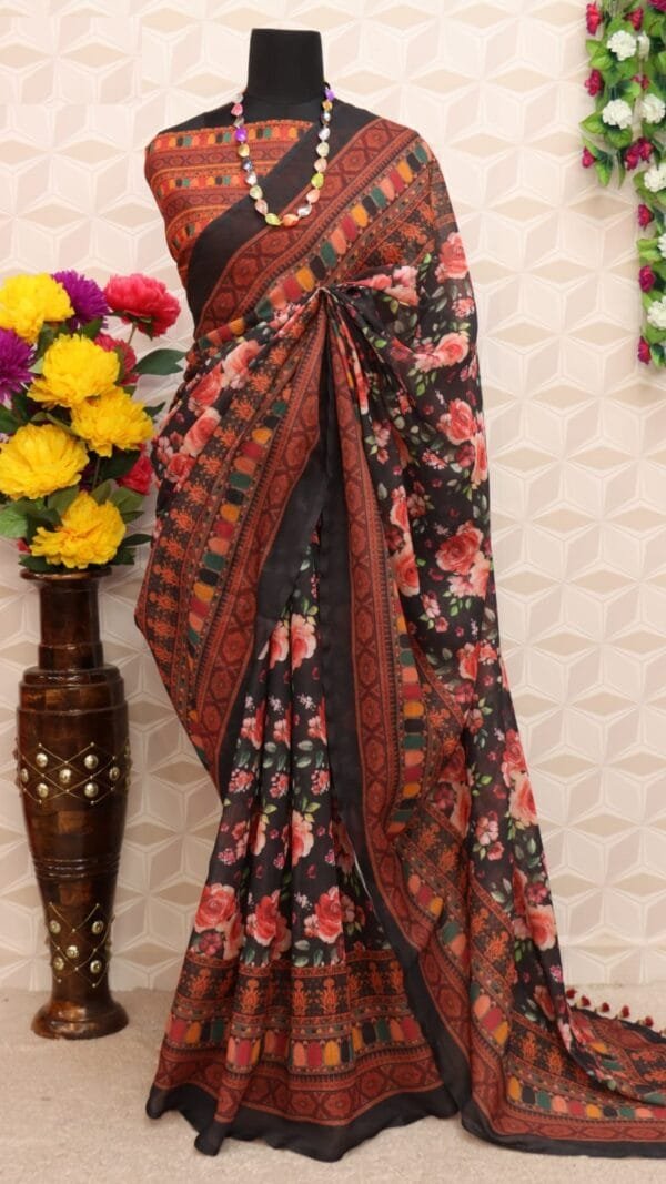 न्यू डिजाइनर साड़ी - Designer Sarees Rs 500 to 1000