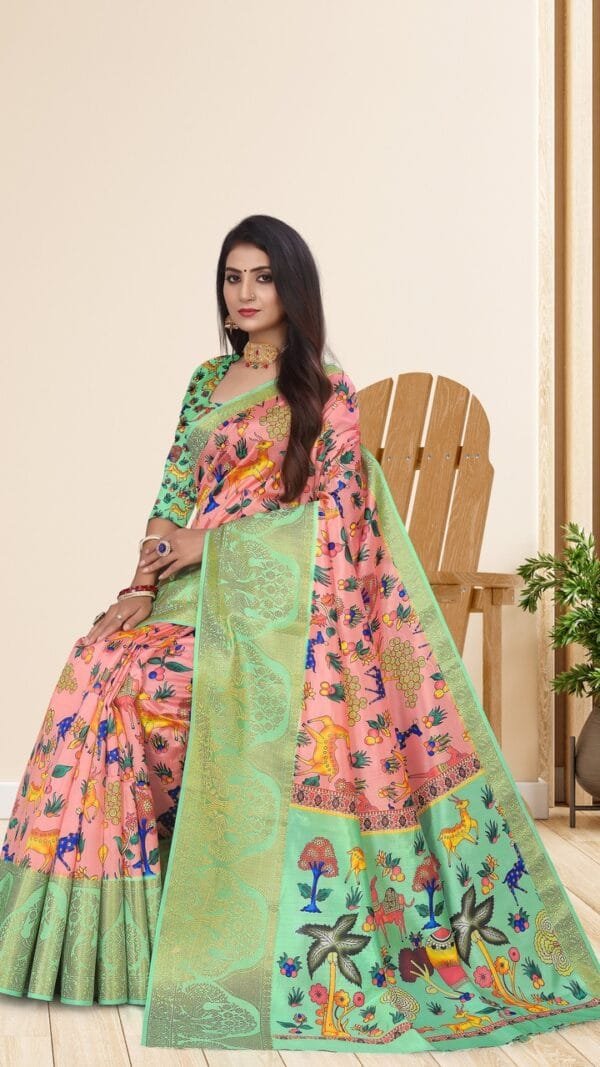 Jaipuri Saree Online Shopping - Designer Sarees Rs 500 to 1000