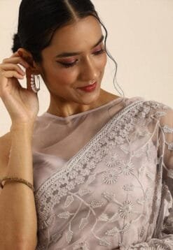 Organza Saree Online Shopping - Designer Sarees Rs 500 to 1000