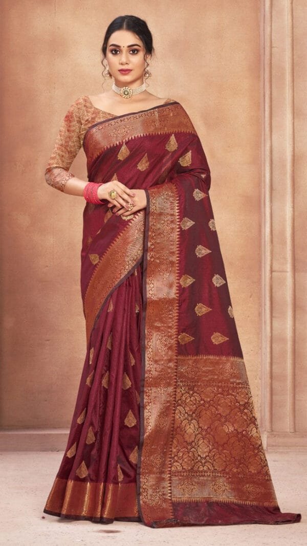 Saree For Farewell Online Shopping - Designer Sarees Rs 500 to 1000