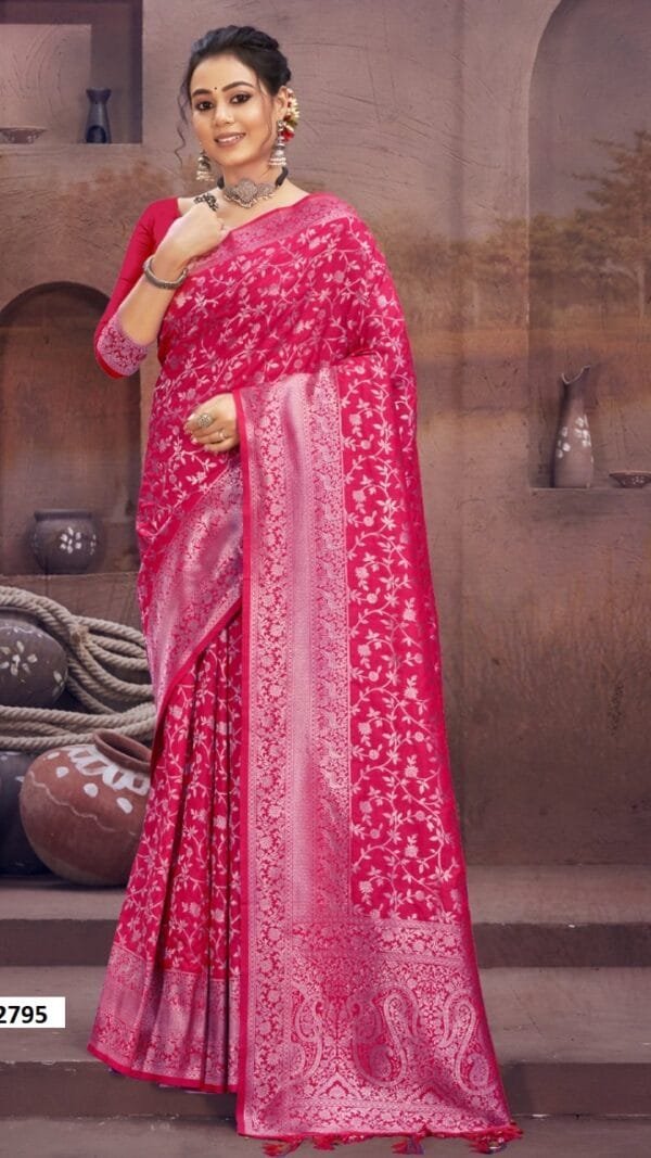 Saree Online Cotton Silk - Designer Sarees Rs 500 to 1000