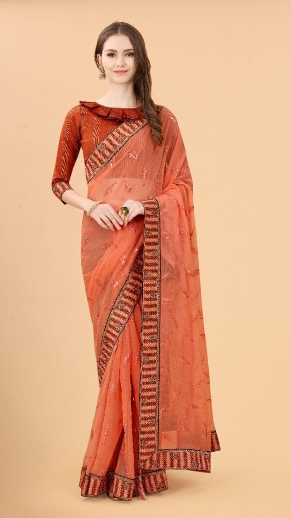 Saree Online Designer - Designer Sarees Rs 500 to 1000