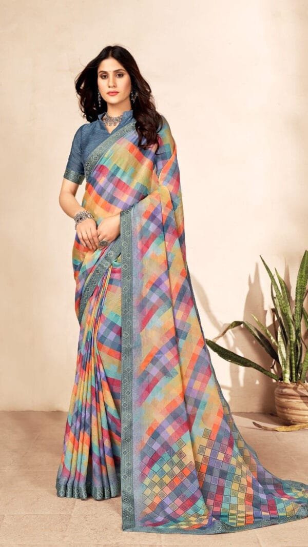Saree Online Georgette - Designer Sarees Rs 500 to 1000