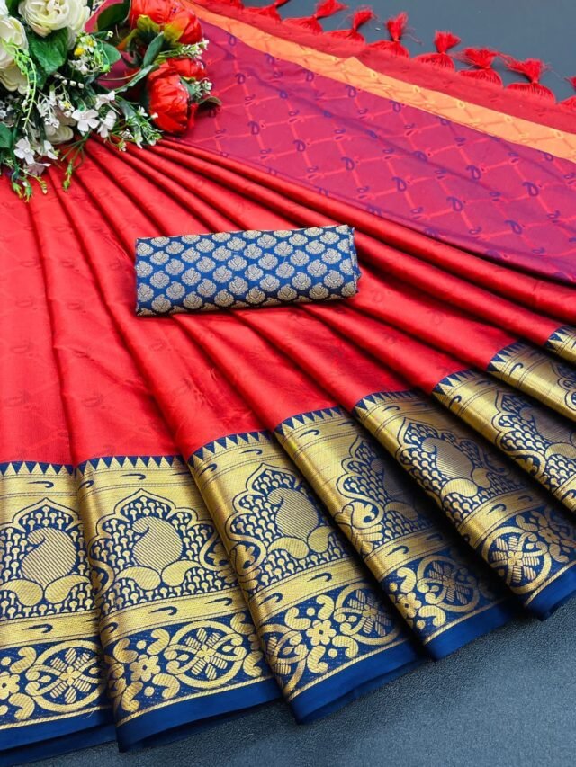 Ajrakh Silk Saree - Designer Sarees Rs 500 to 1000 -