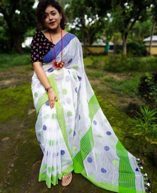 Pure Bengali Cotton Handloom Saree(Original)