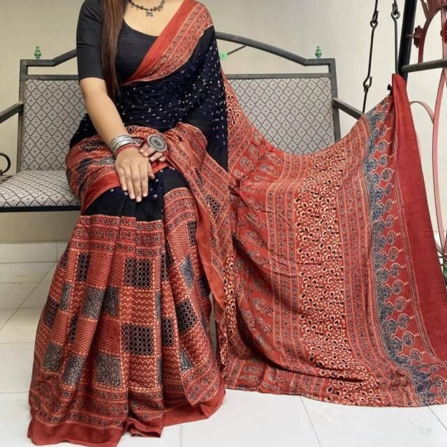 Cotton Silk Chanderi Saree - Designer Sarees Rs 500 to 1000 -