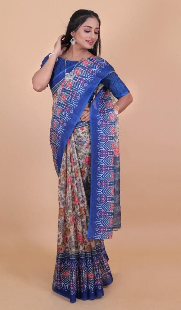 Kora Banarasi Saree - Designer Sarees Rs 500 to 1000 -