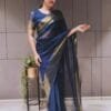 Muslin Saree - Designer Sarees Rs 500 to 1000 -