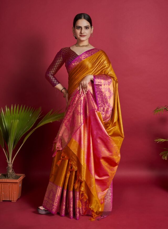 Online Kanchipuram Silk Saree - Designer Sarees Rs 500 to 1000 -