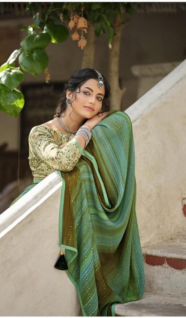 Pure Katan Silk Saree - Designer Sarees Rs 500 to 1000 -