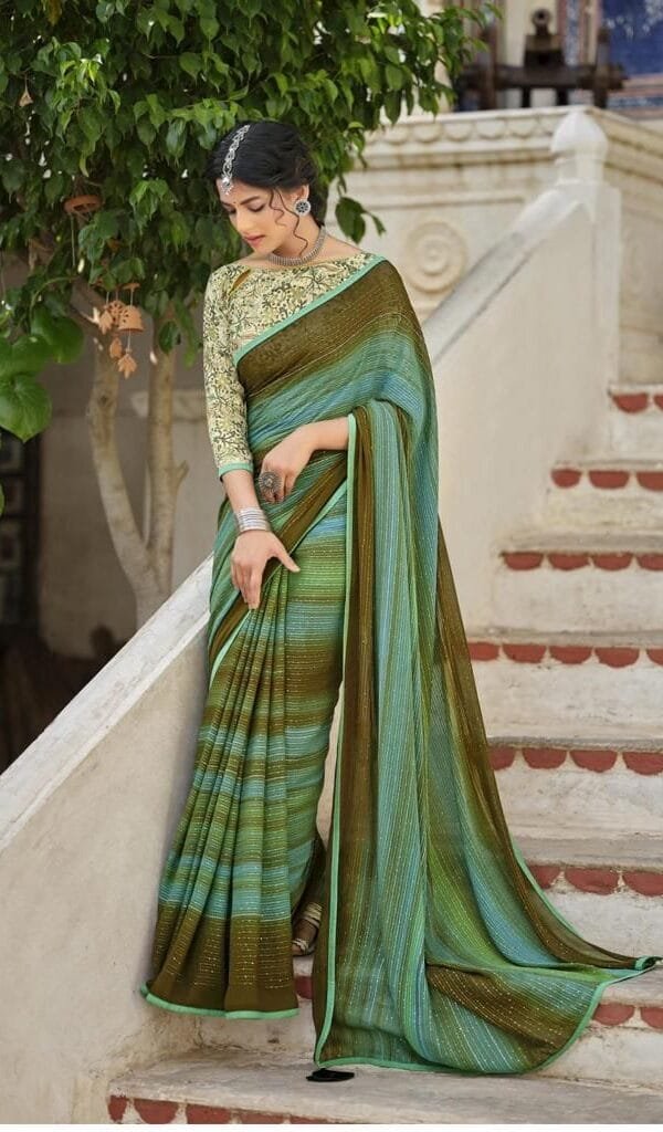 Pure Katan Silk Saree - Designer Sarees Rs 500 to 1000 -