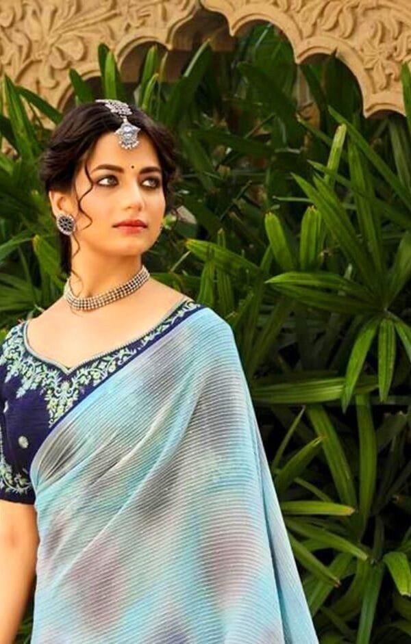 Saree Chanderi Silk - Designer Sarees Rs 500 to 1000 -