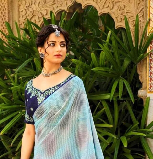 Saree Chanderi Silk - Designer Sarees Rs 500 to 1000 -