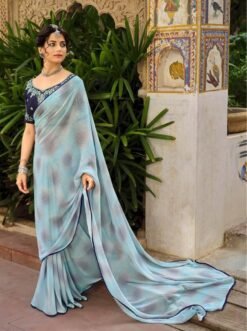 Saree Chanderi Silk - Designer Sarees Rs 500 to 1000 -