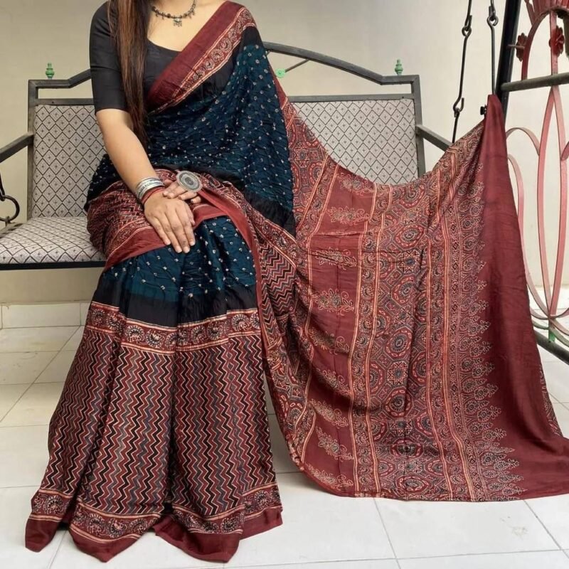 Buy Magenta Tussar Silk Saree Online In India | Me99