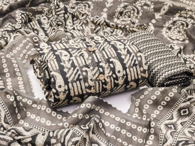 Cotton Churidar Dress Material Unstitched