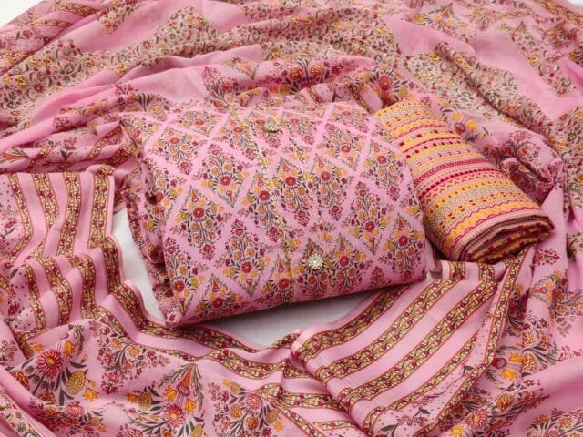 Cotton Dress Material Images