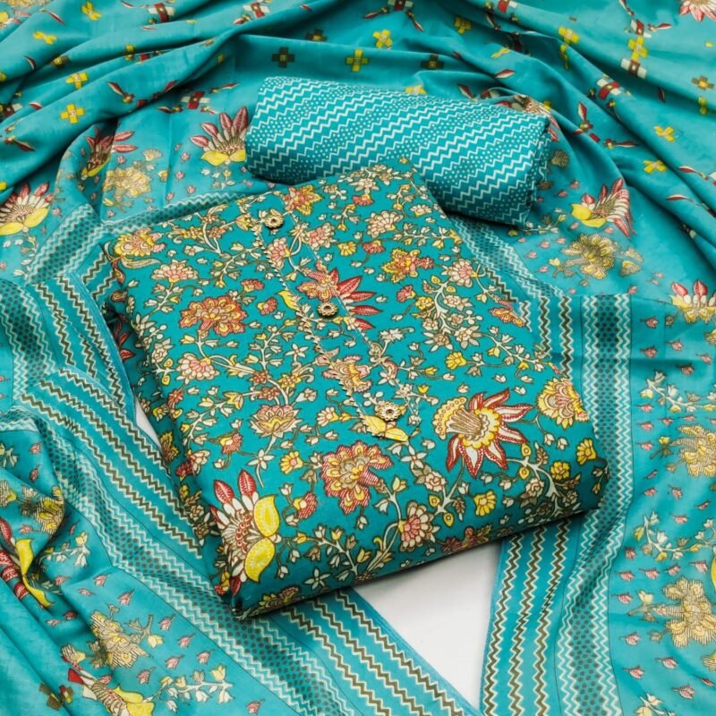 Unstitched Cotton Dress Materials, Salwar Suits Online Shopping