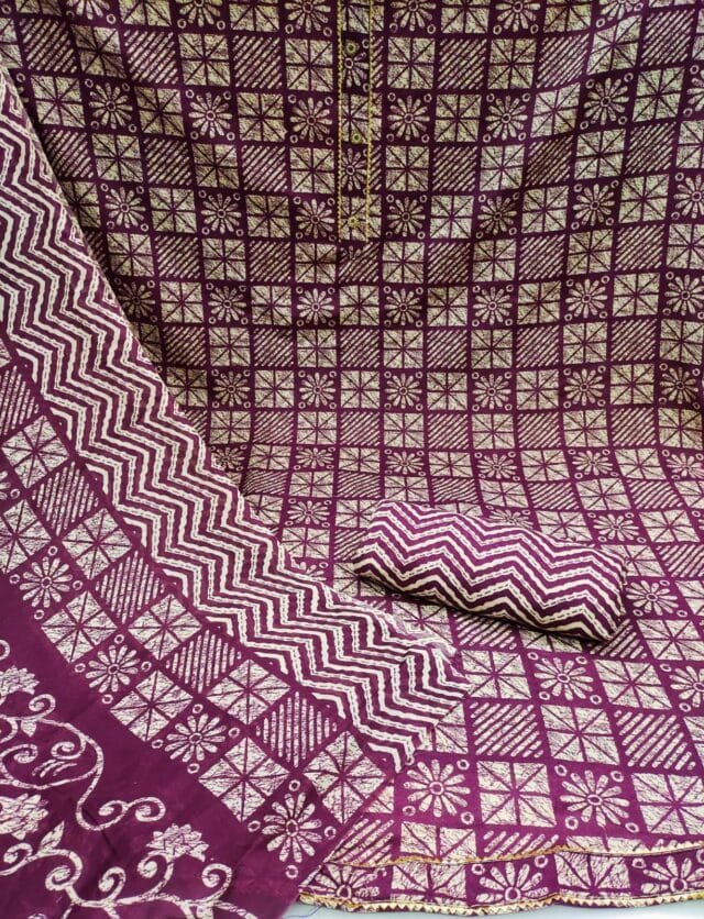 Cotton Dress Material Pattern
