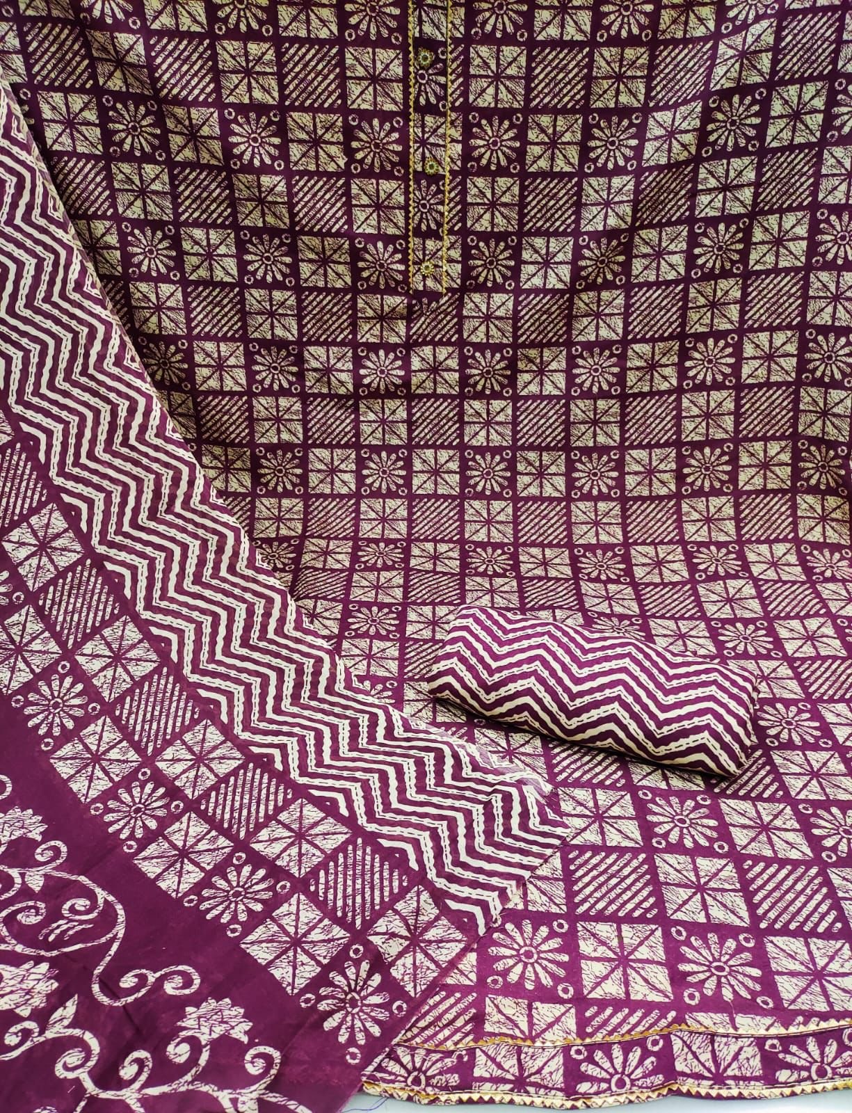 Find handblock baag print mulmul cotton chanderi complete dress material by  Chanderi ethnic world near me | Chanderi, Ashok Nagar, Madhya Pradesh |  Anar B2B Business App