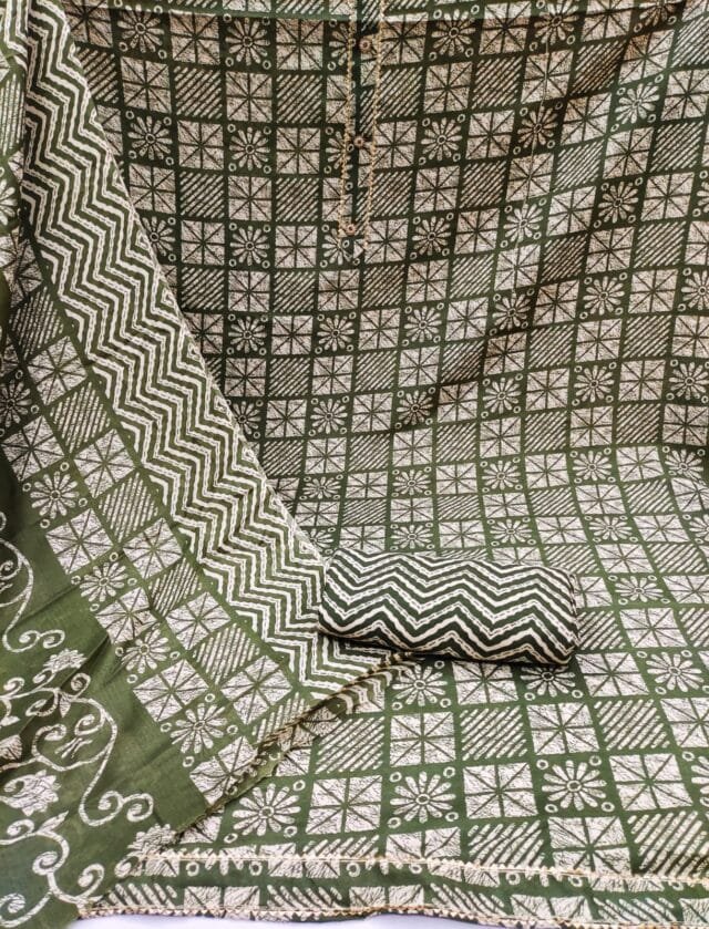 Cotton Dress Material Printed