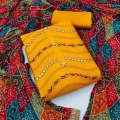 Cotton Dress Material Stitching Designs