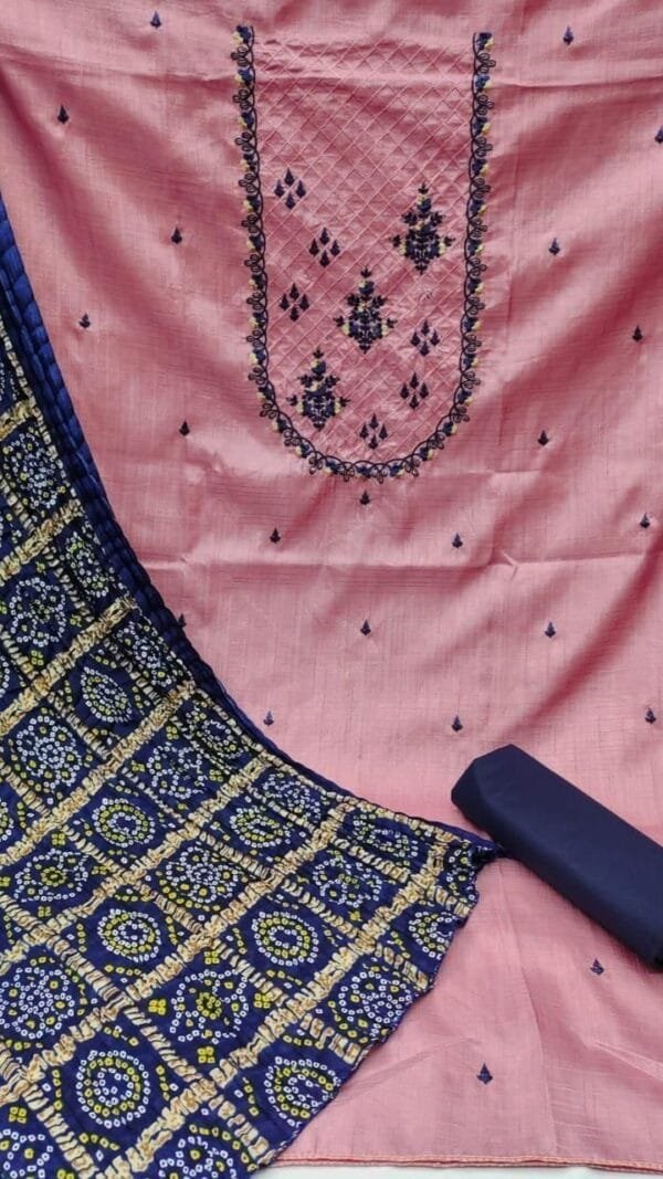 Cotton Dress Material With Cotton Dupatta