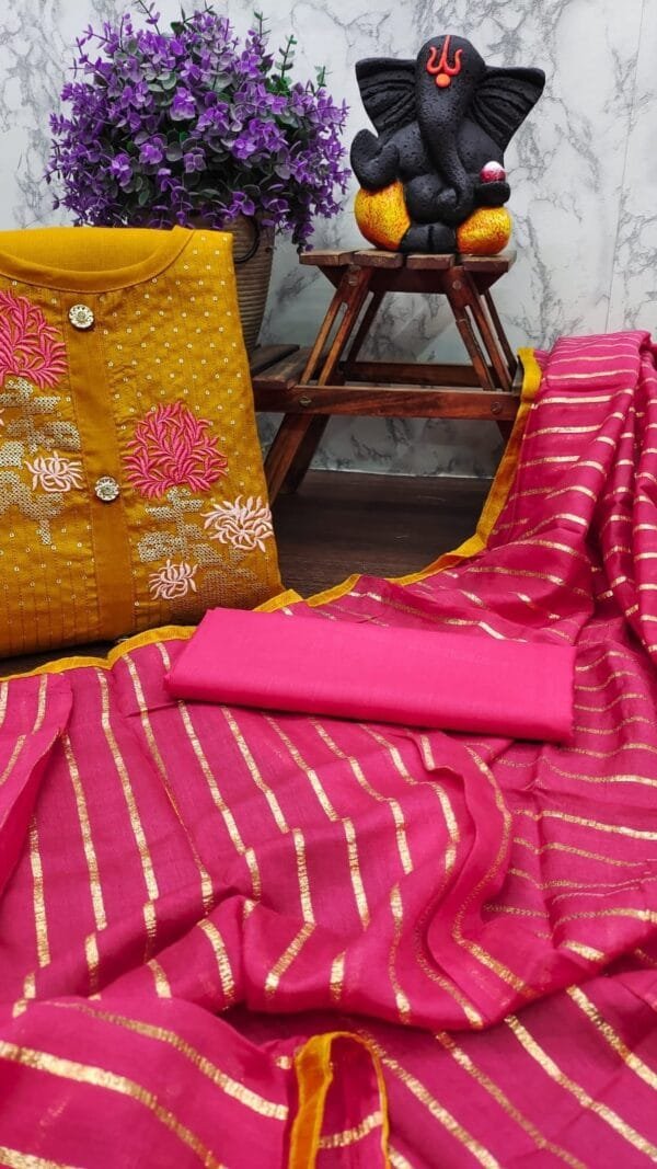 Cotton Dress Material With Cotton Dupatta Wholesale