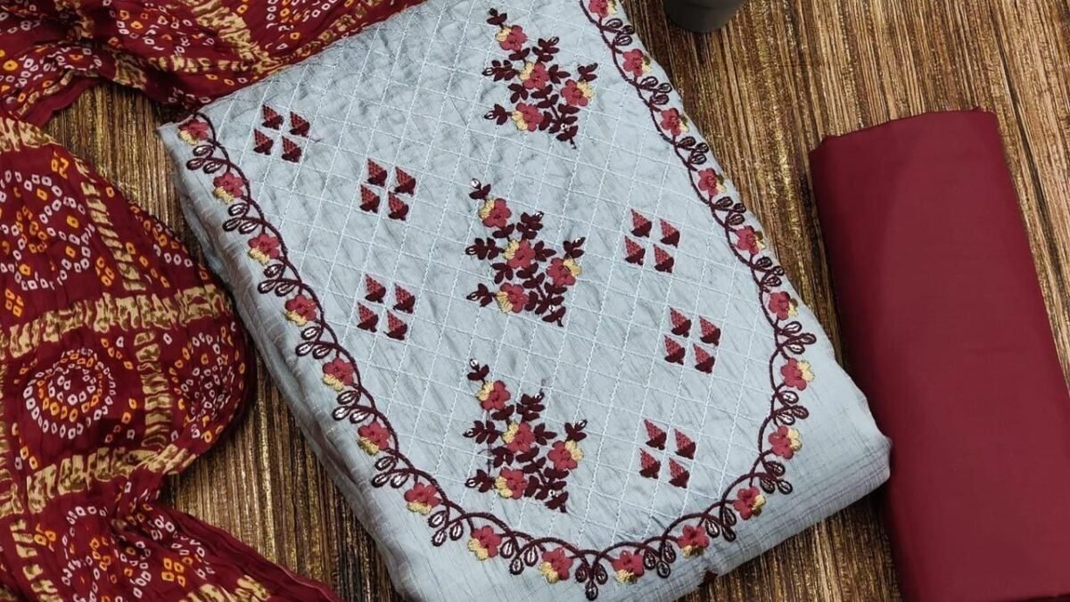 Rayon Cotton Dress Material - SareesWala.com