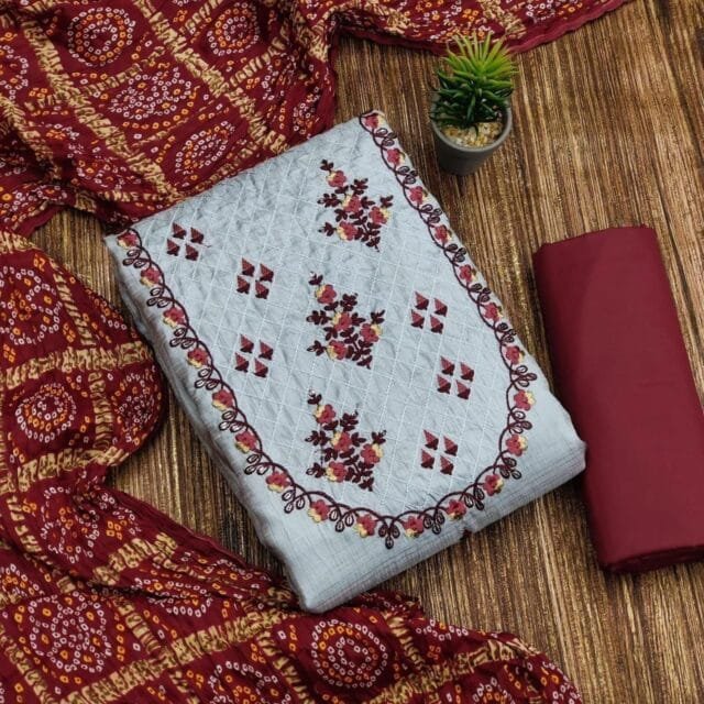 Rayon Cotton Dress Material