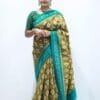 Ajrakh Silk Saree - Designer Sarees Rs 500 to 1000 -