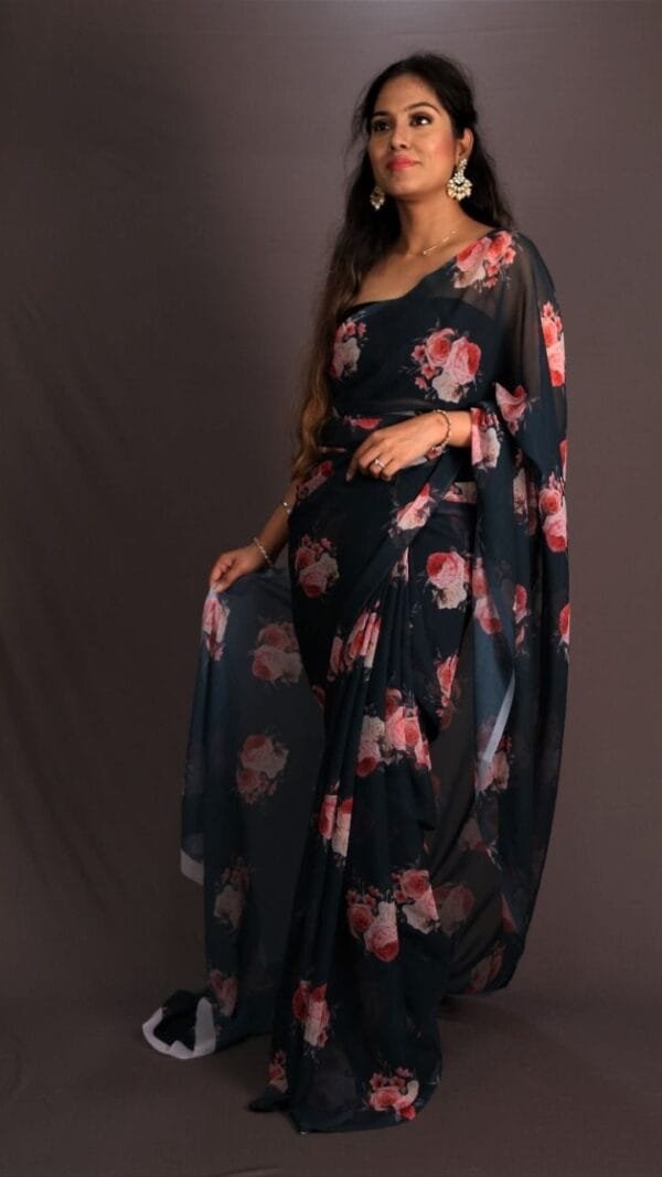 Banarasi Bandhani Saree - Designer Sarees Rs 500 to 1000 -