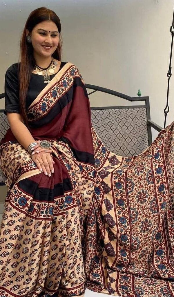 Banarasi Katan Silk Saree - Designer Sarees Rs 500 to 1000 -
