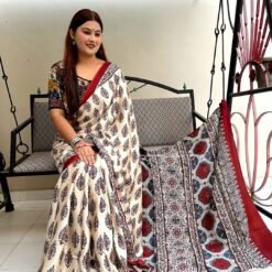 Banarasi Kora Silk Saree - Designer Sarees Rs 500 to 1000 -