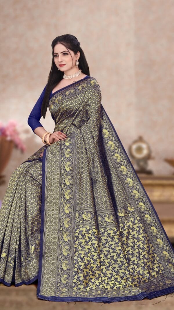 Bridal Silk Saree - Designer Sarees Rs 500 to 1000 -