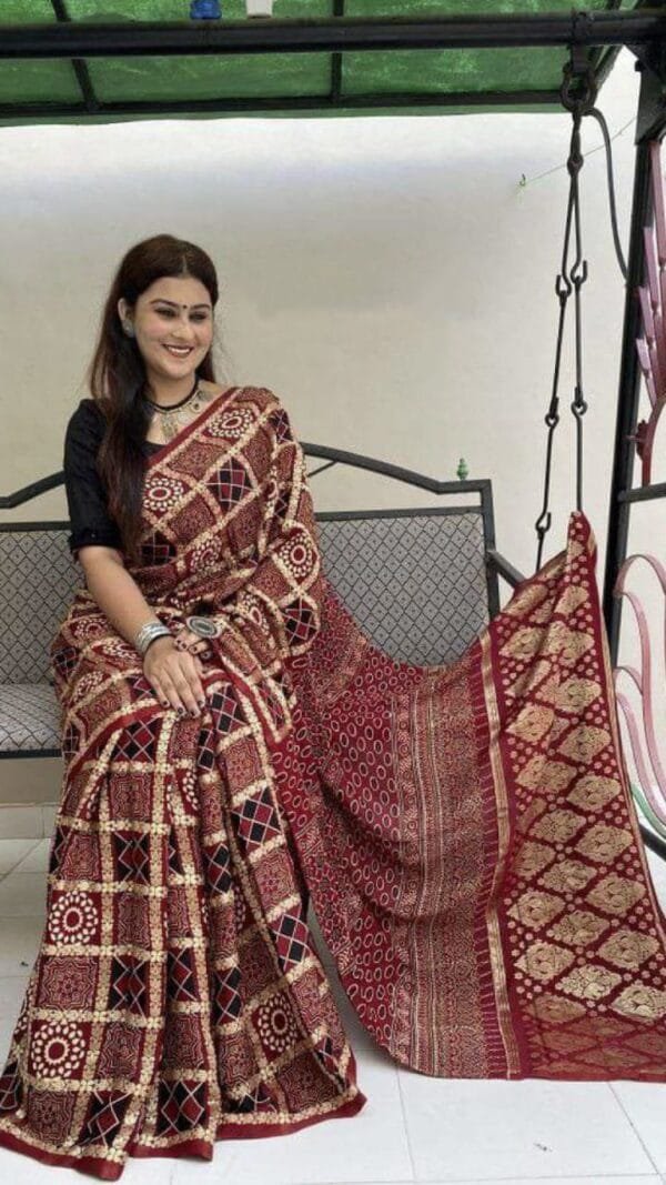 Chanderi Cotton Silk Saree - Designer Sarees Rs 500 to 1000 -
