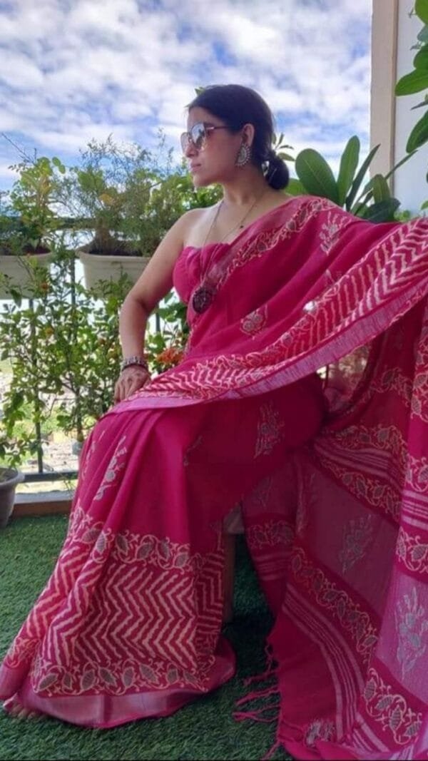 Georgette Banarasi Saree - Designer Sarees Rs 500 to 1000 -