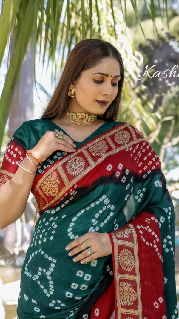 Katan Silk Saree - Designer Sarees Rs 500 to 1000 -