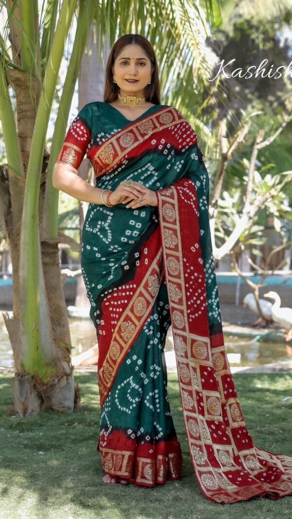 Katan Silk Saree - Designer Sarees Rs 500 to 1000 -