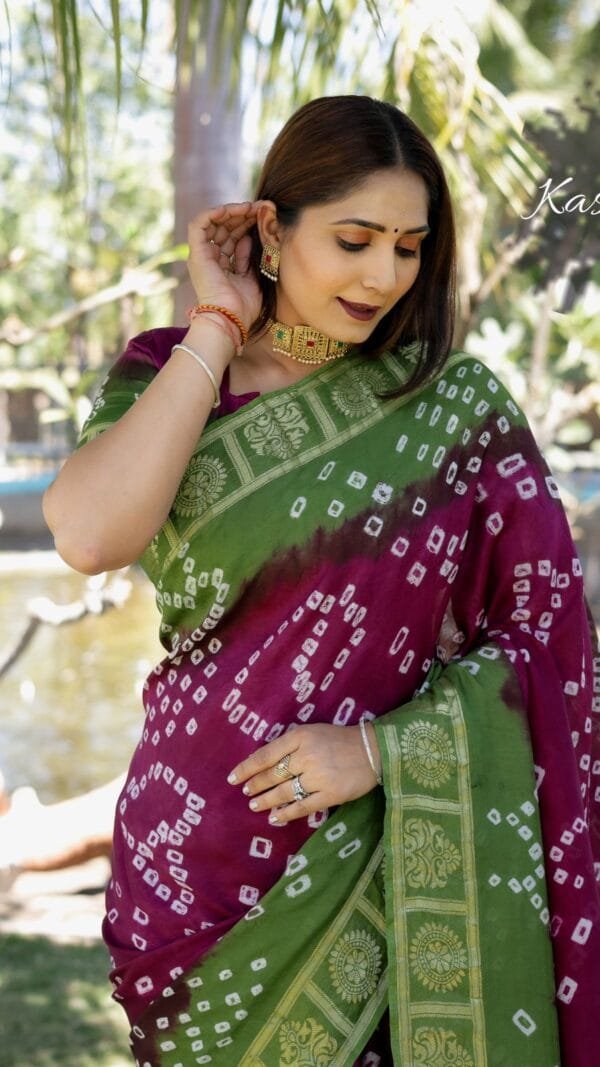 Kora Silk Banarasi Saree - Designer Sarees Rs 500 to 1000 -